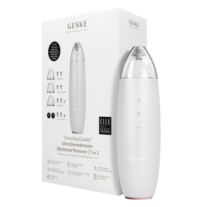 Мікродермабразійний пристрій для видалення чорних цяток GESKE MicroDermabrasion Blackhead Remover 7 в 1 starlight