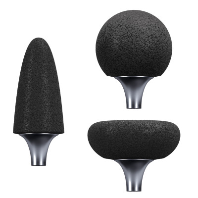 Шліфувальна пилка для стоп з додатковими насадками GESKE Electric Pumice Foot Smoothing Multi-Pen 8 в 1 black