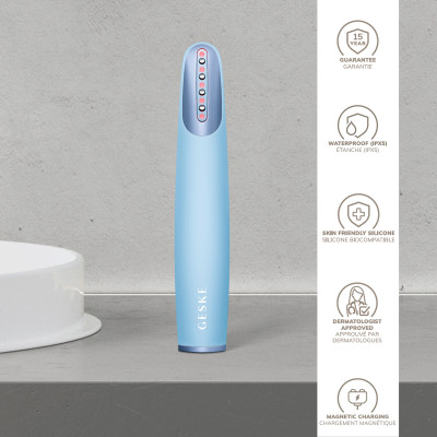 Пристрій для зміцнення і тонізації шкіри обличчя GESKE Skin Firming Wand aquamarine