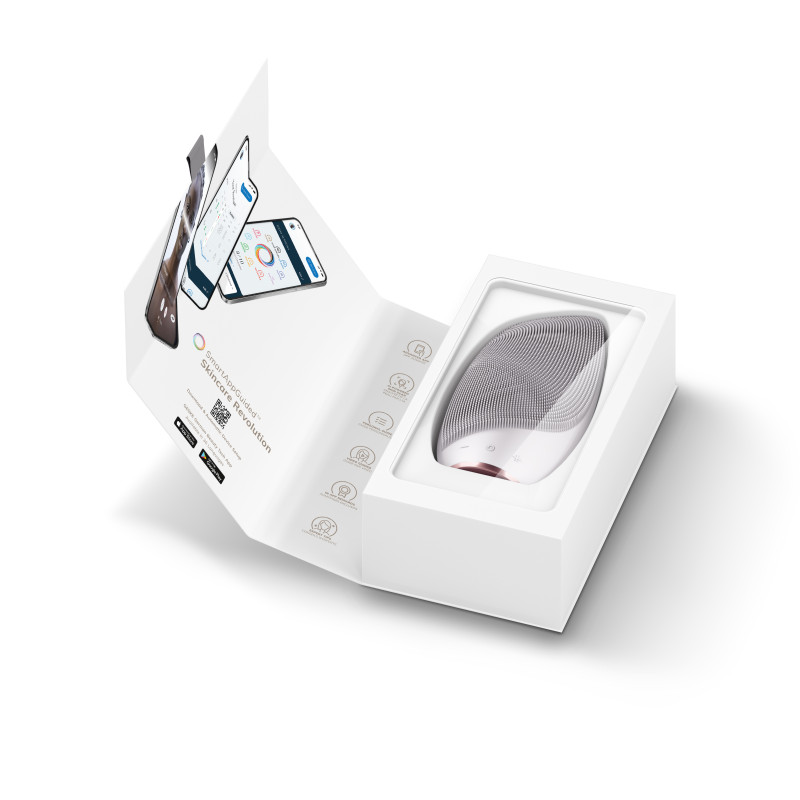 Електронна звукова термощітка для обличчя GESKE Sonic Thermo Facial Brush 6 в 1 starlight