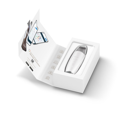 Мікрострумовий скрабер для шкіри та усунення чорних точок GESKE MicroCurrent Skin Scrubber&Blackhead Remover 9 в 1 white