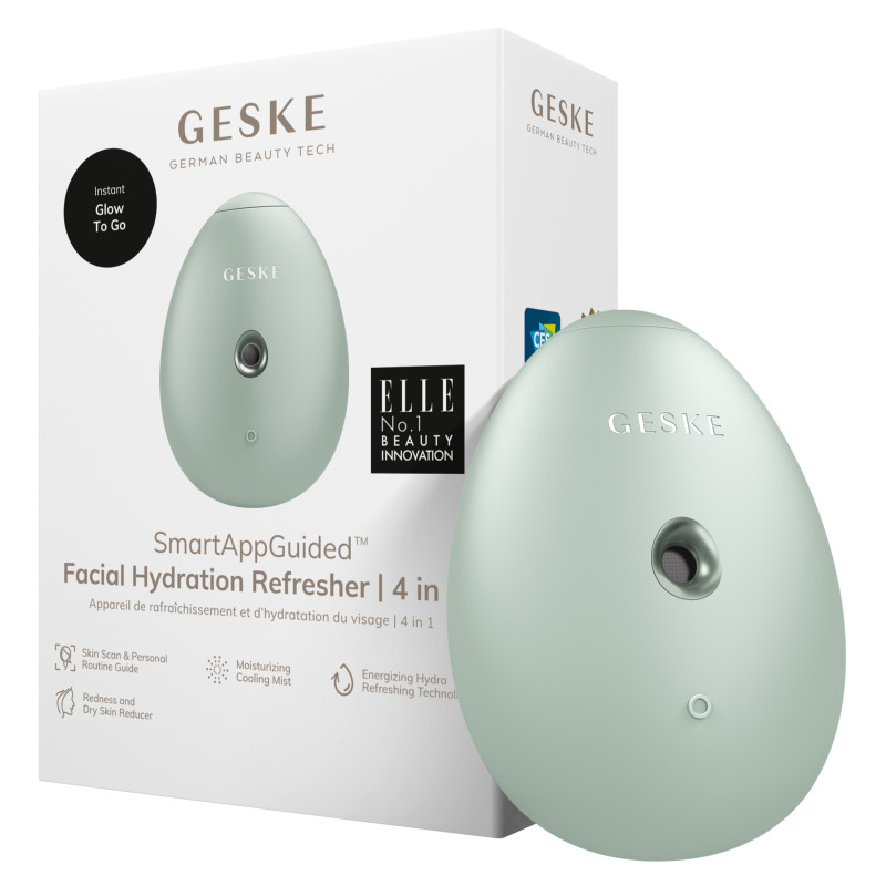 Електронний освіжувач для зволоження обличчя GESKE Facial Hydration Refresher 4 в 1 green