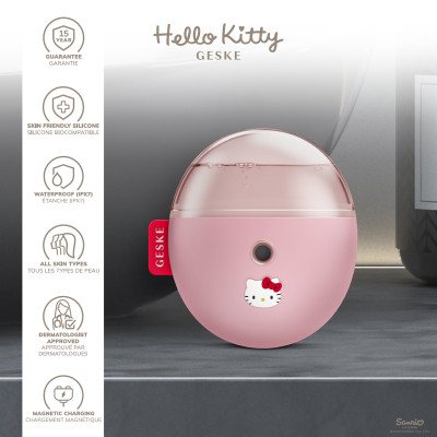 Електронний освіжувач для зволоження обличчя GESKE Facial Hydration Refresher by Hello Kitty pink