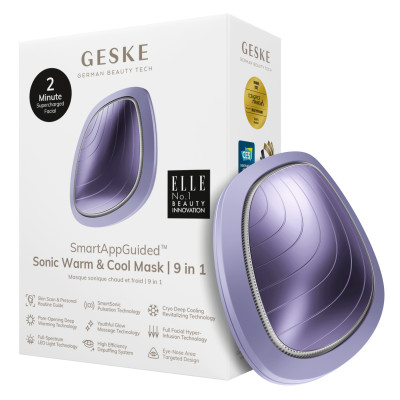 Ультразвукова маска тепло та холод GESKE Sonic Warm&Cool Mask 9 в 1 purple Ультразвукова маска тепло та холод GESKE Sonic Warm&Cool Mask 9 в 1 purple