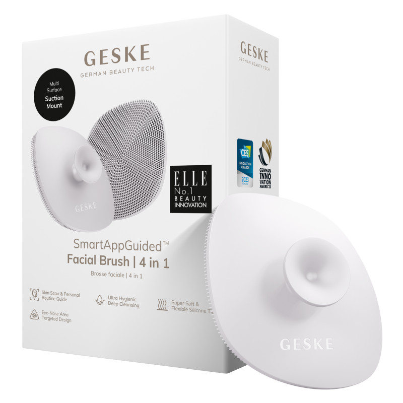 Щітка для обличчя GESKE Facial Brush 4 в 1 з тримачем starlight