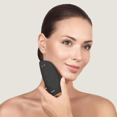 Очищувальна щітка для обличчя GESKE Sonic Thermo Facial Brush&Face-Lifter 8 в 1 gray