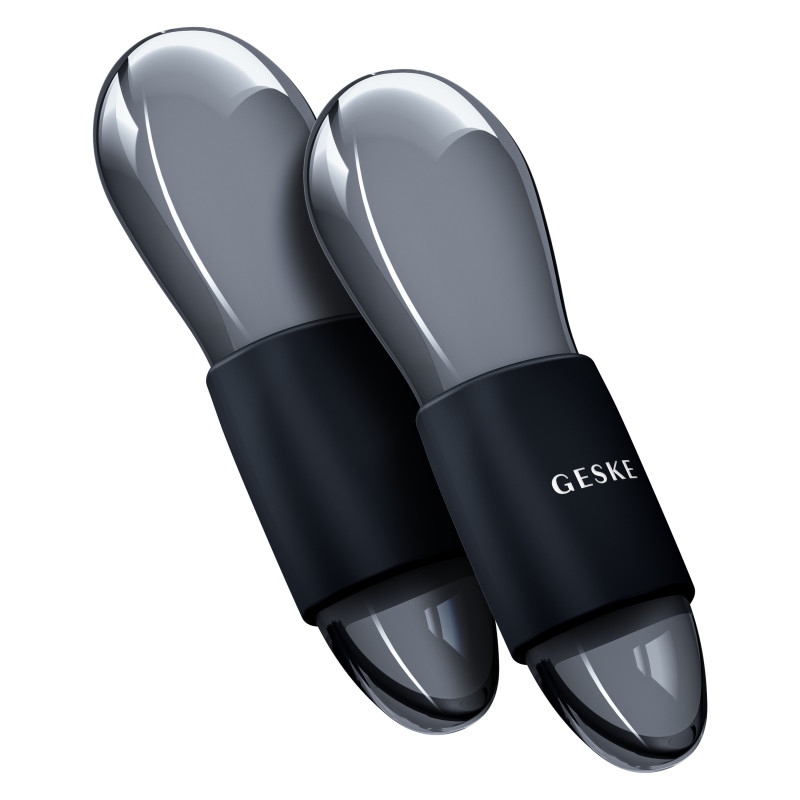 Подвійний масажер для очей GESKE Cool&Warm Duo Eye Massager black
