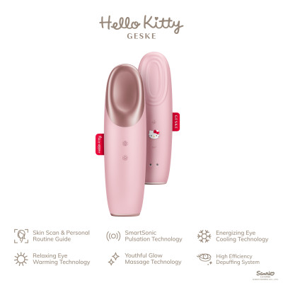 Енерджайзер для очей GESKE Warm&Cool Eye Energizer by Hello Kitty pink