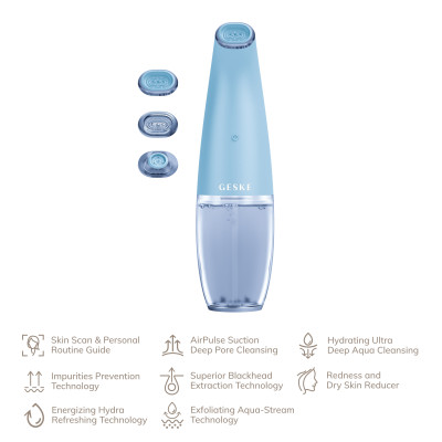 Очищуючий засіб для обличчя GESKE Aqua-Stream Face Cleanser aquamarine