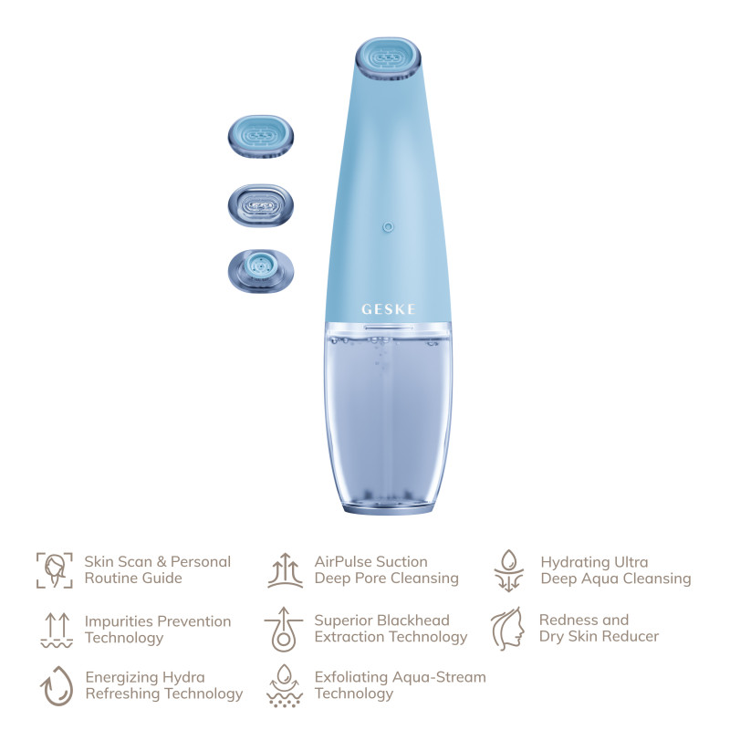 Очищуючий засіб для обличчя GESKE Aqua-Stream Face Cleanser aquamarine