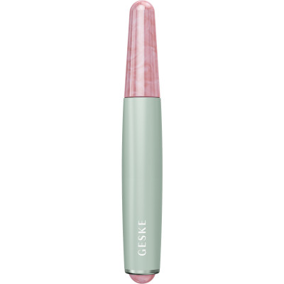 Ручка-масажер для обличчя з рожевим кварцом GESKE SmartAppGuided Double-Sided Rose Quartz Depuffing Pen 7в1 green