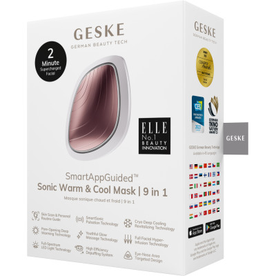 Ультразвукова маска тепло та холод GESKE Sonic Warm&Cool Mask 9 в 1 starlight