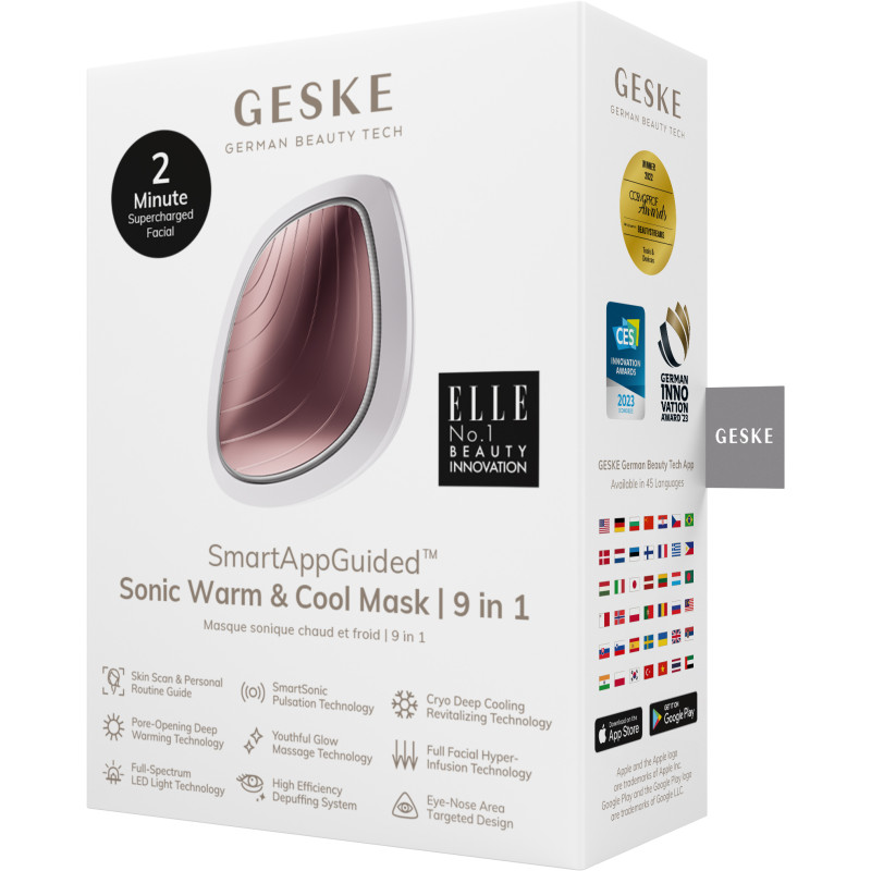 Ультразвукова маска тепло та холод GESKE Sonic Warm&Cool Mask 9 в 1 starlight