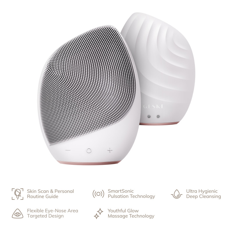 Електронна ультразвукова щітка для обличчя GESKE Sonic Facial Brush starlight