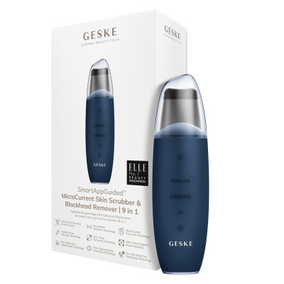 Мікрострумовий скрабер для шкіри та усунення чорних точок GESKE MicroCurrent Skin Scrubber&Blackhead Remover 9 в 1 midnight