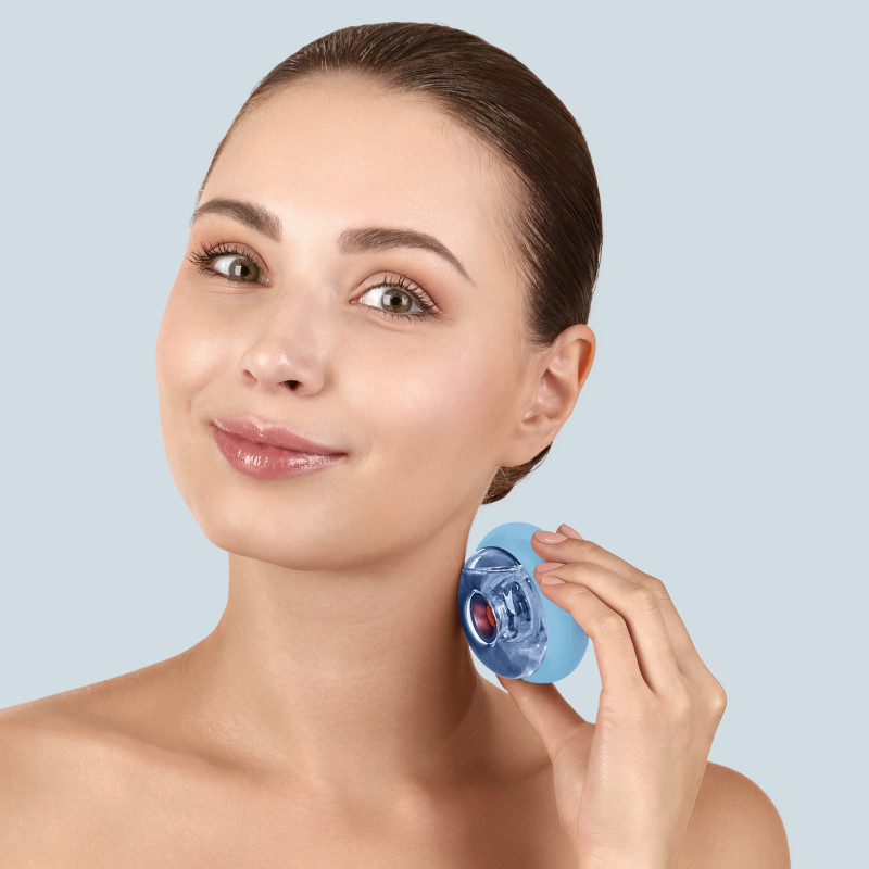Масажер для обличчя та тіла GESKE Sonic Cool&Warm Face and Body Massager 9 в 1 aquamarine