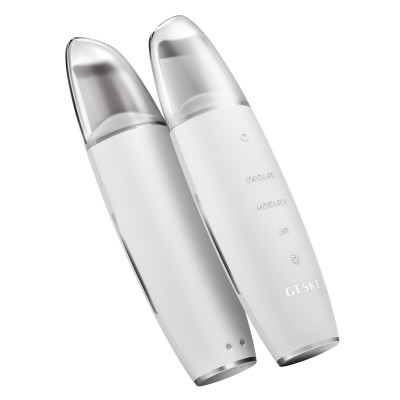 Мікрострумовий скрабер для шкіри та усунення чорних точок GESKE MicroCurrent Skin Scrubber&Blackhead Remover 9 в 1 white