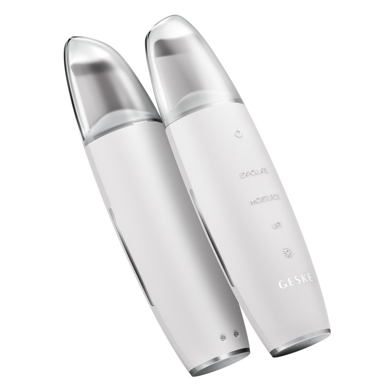 Мікрострумовий скрабер для шкіри та усунення чорних точок GESKE MicroCurrent Skin Scrubber&Blackhead Remover 9 в 1 white
