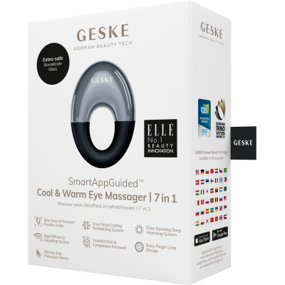 Масажер для очей GESKE Cool&Warm Eye Massager 7 в 1 black