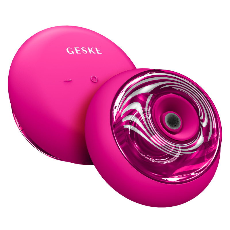 Масажер для обличчя та тіла GESKE Sonic Cool&Warm Face and Body Massager 9 в 1 magenta