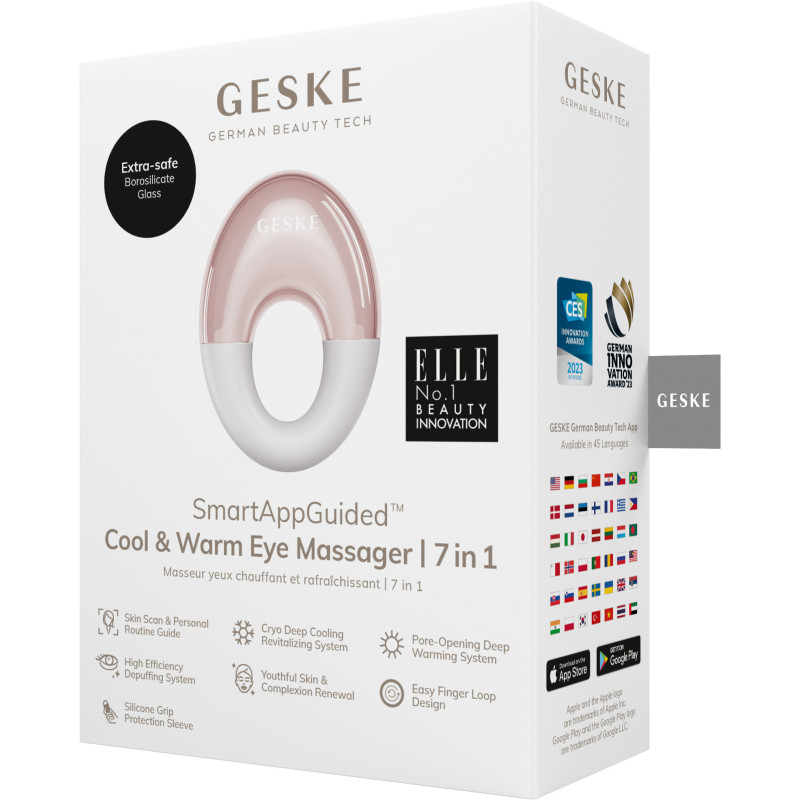 Масажер для очей GESKE Cool&Warm Eye Massager 7 в 1 starlight