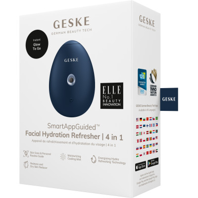 Електронний освіжувач для зволоження обличчя GESKE Facial Hydration Refresher 4 в 1 midnight