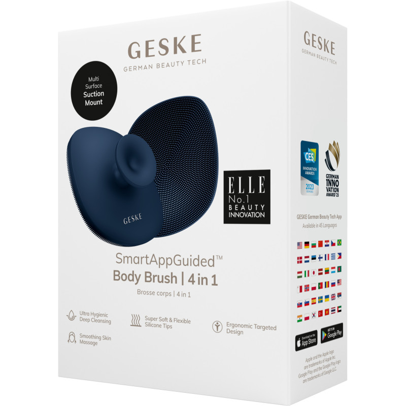 Щітка для тіла GESKE Body Brush 4 в 1 midnight