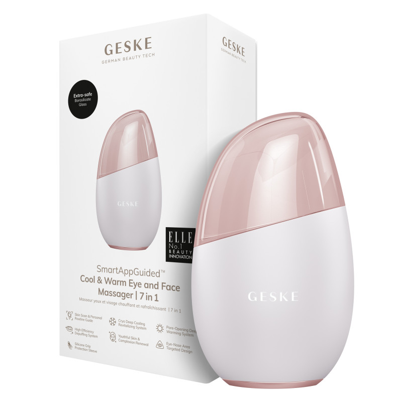 Масажер для обличчя GESKE Cool&Warm Eye and Face Massager starlight