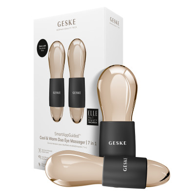 Подвійний масажер для очей GESKE Cool&Warm Duo Eye Massager 7 в 1 gray