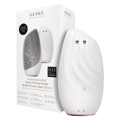Очищувальна щітка для обличчя GESKE Sonic Thermo Facial Brush&Face-Lifter starlight