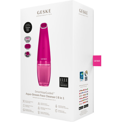 Очищуючий засіб для обличчя GESKE Aqua-Stream Face Cleanser 8 в 1 magenta