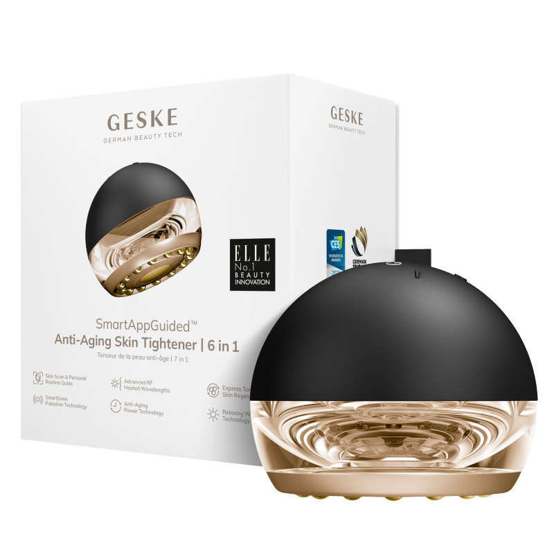 Масажер для підтяжки шкіри обличчя GESKE Anti-aging Skin Tightener gray
