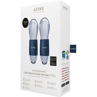 Подвійний масажер для очей GESKE Cool&Warm Duo Eye Massager 7 в 1 midnight