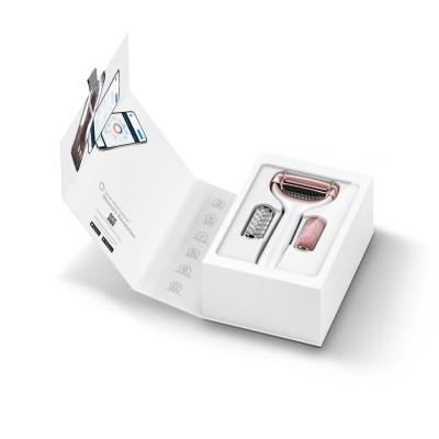 Ролер для голкової мезотерапії обличчя та тіла GESKE MicroNeedle Face&Body Roller 9 в 1 starlight
