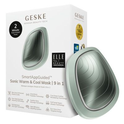 Ультразвукова маска тепло та холод GESKE Sonic Warm&Cool Mask 9 в 1 green Ультразвукова маска тепло та холод GESKE Sonic Warm&Cool Mask 9 в 1 green