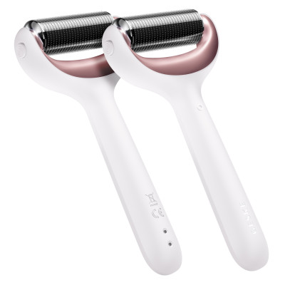 Електронний ролер для обличчя та тіла з мікроголками GESKE MicroNeedle Face&Body Roller 8 в 1 starlight