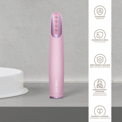 Пристрій для зміцнення і тонізації шкіри обличчя GESKE Skin Firming Wand 7 в 1 pink