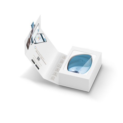 Електронна ультразвукова щітка для обличчя GESKE Sonic Facial Brush 5 в 1 aquamarine