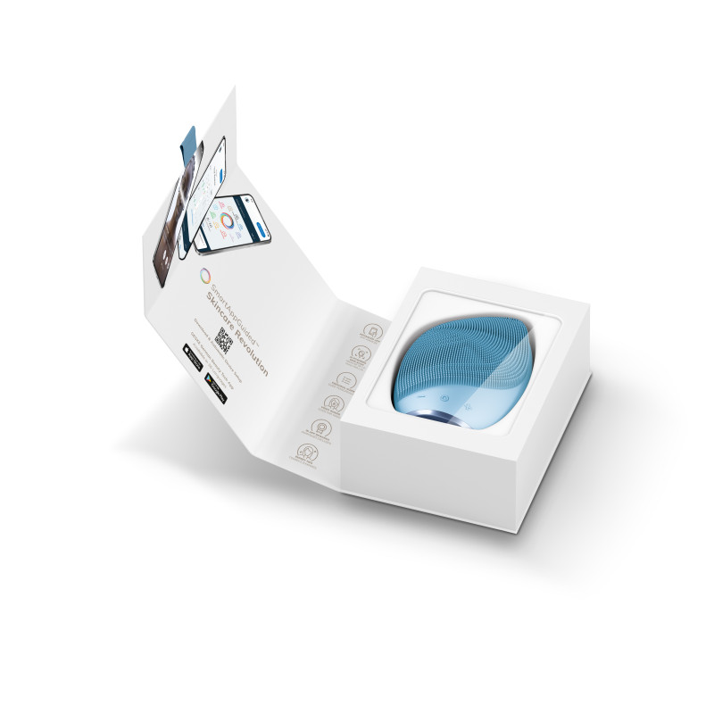 Електронна ультразвукова щітка для обличчя GESKE Sonic Facial Brush 5 в 1 aquamarine