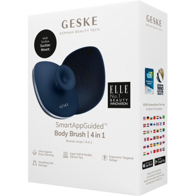 Щітка для тіла GESKE Body Brush 4 в 1 midnight