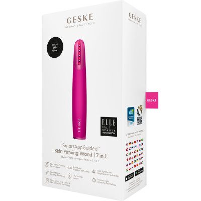 Пристрій для зміцнення і тонізації шкіри обличчя GESKE Skin Firming Wand 7 в 1 magenta