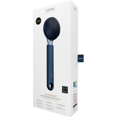 Ультразвукова щітка для всього тіла GESKE Sonic Full-Body Brush&Intensive Exfoliator 8 в 1 midnight