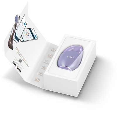 Масажер для обличчя GESKE Cool&Warm Eye and Face Massager 7 в 1 purple