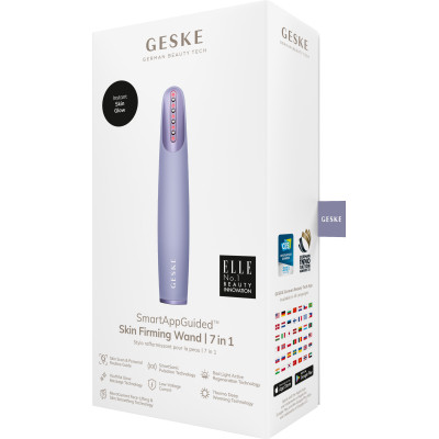 Пристрій для зміцнення і тонізації шкіри обличчя GESKE Skin Firming Wand 7 в 1 purple