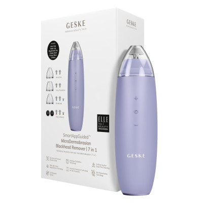 Мікродермабразійний пристрій для видалення чорних цяток GESKE MicroDermabrasion Blackhead Remover purple