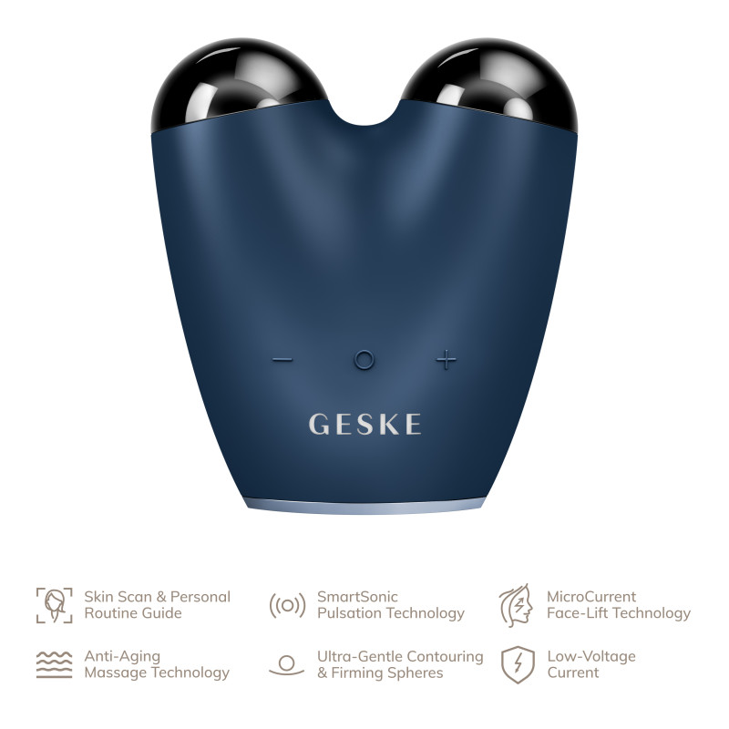 Мікрострумовий підтягувач обличчя GESKE MicroCurrent Face-Lifter midnight