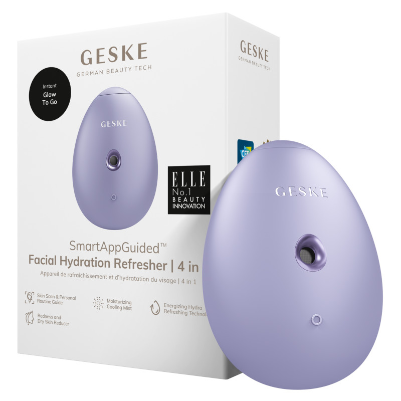 Електронний освіжувач для зволоження обличчя GESKE Facial Hydration Refresher 4 в 1 purple