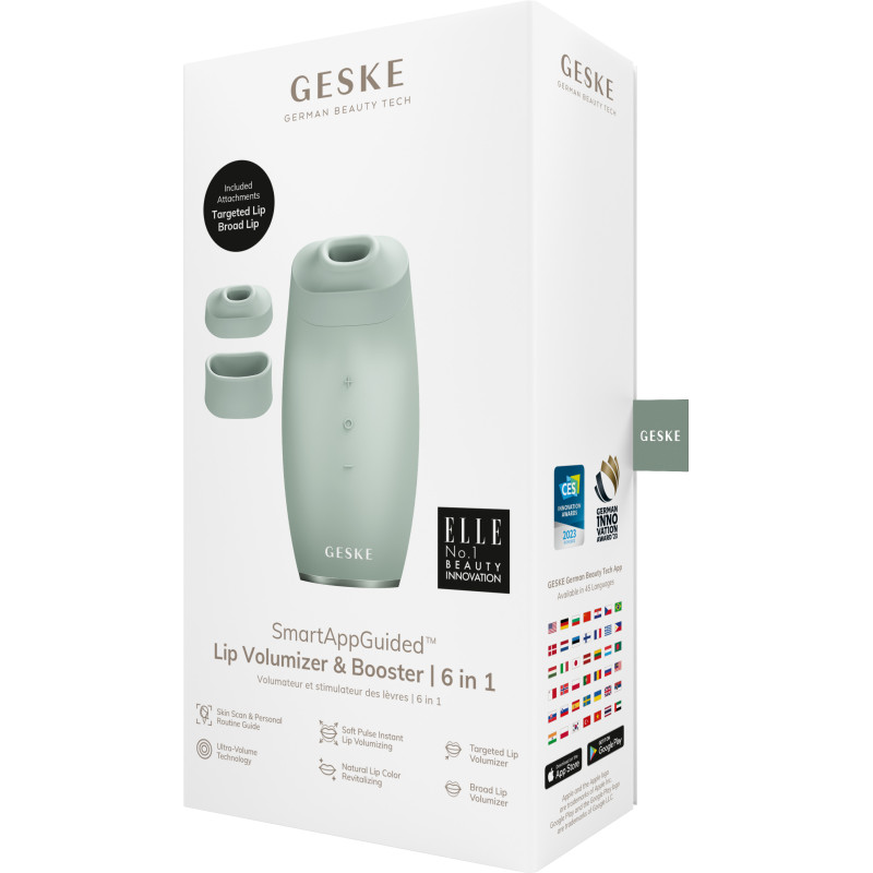 Пристрій для збільшення об'єму губ GESKE Lip Volumizer&Booster 6 в 1 green