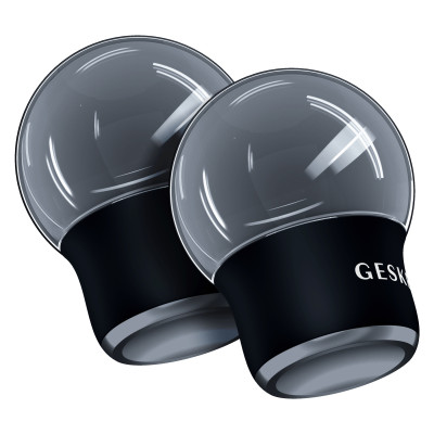 Масажер для обличчя і тіла GESKE Cool&Warm Face and Body Massager black