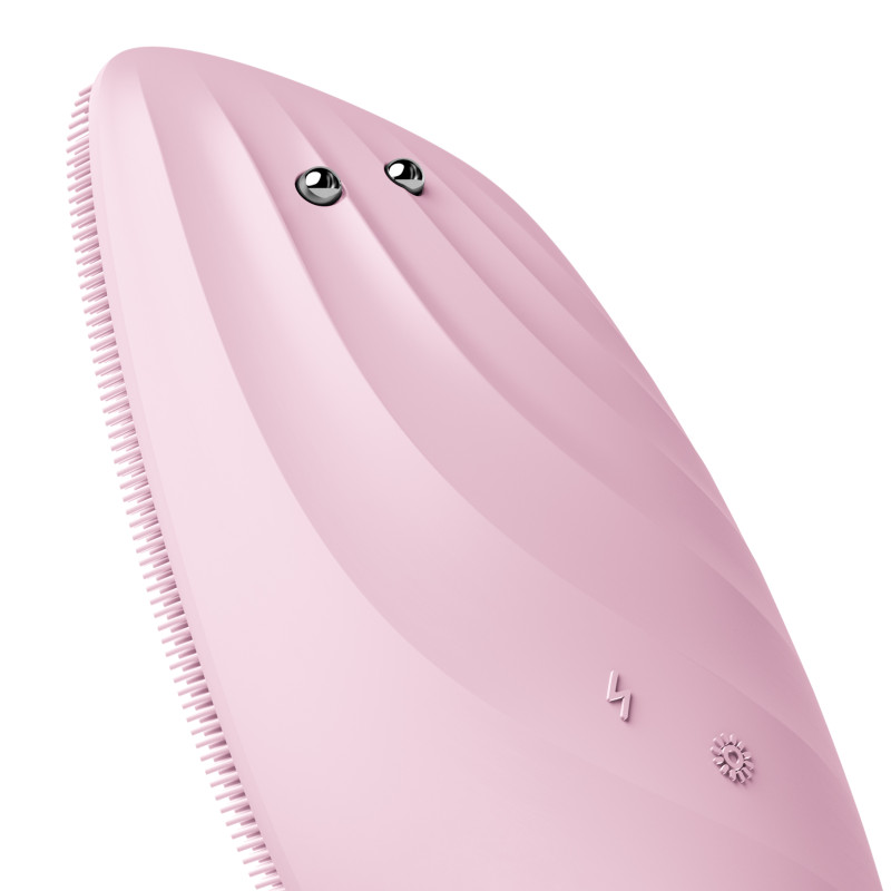 Очищувальна щітка для обличчя GESKE Sonic Thermo Facial Brush&Face-Lifter pink